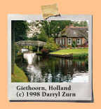 Small photo of Giethoorn, Holland. Aug 1998 (c) D. Zurn